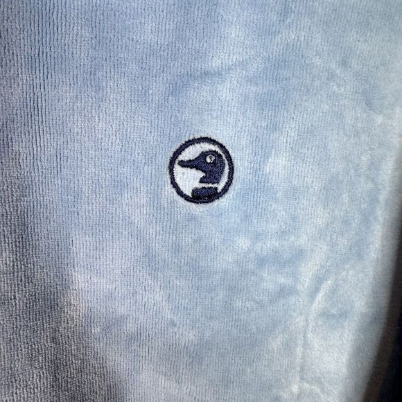 Duck Head Velour Zip Hoodie Jacket Blue 1XJP Women’s Retro Y2K Logo - Picture 3 of 10